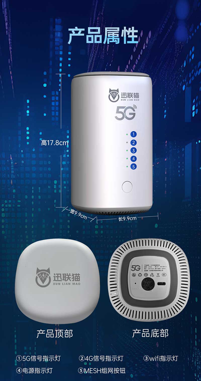 5GCPE路由器 免拉网线 插电有网 五年质保